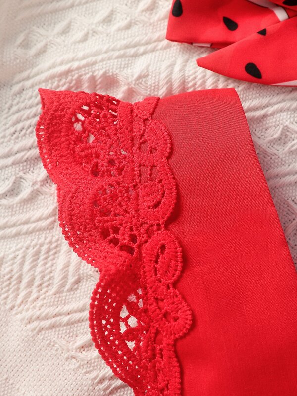 Set de 2 piezas para bebé niña, body con falda y lazo