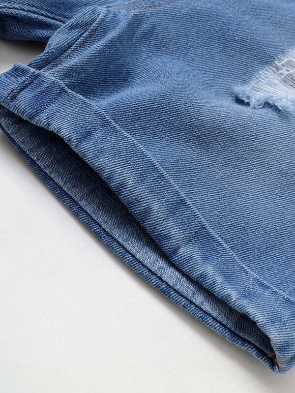 Conjunto de 2 piezas para niños pequeños, chemise y shorts