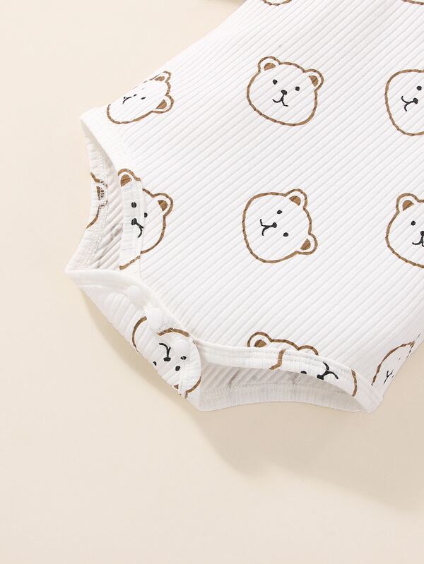 Conjunto de 2 piezas para bebé niño, body y overall