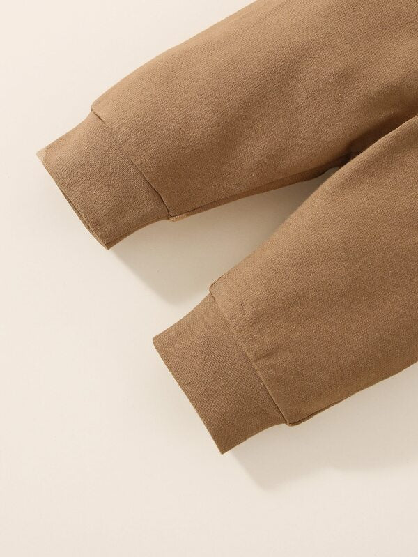 Conjunto de 2 piezas para bebé niño, body y overall