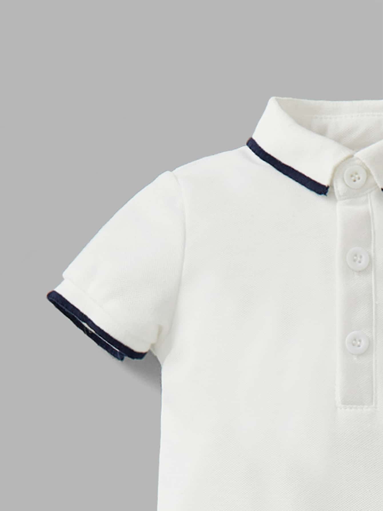 Conjunto de 2 piezas para bebé niño, body y shorts