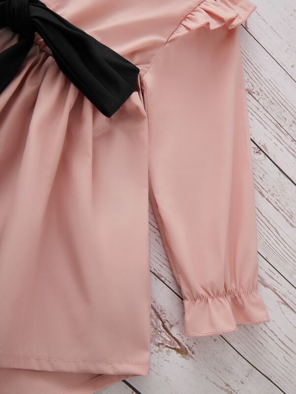 Conjunto de 2 piezas para bebé y niñas pequeñas, camisa y pantalón