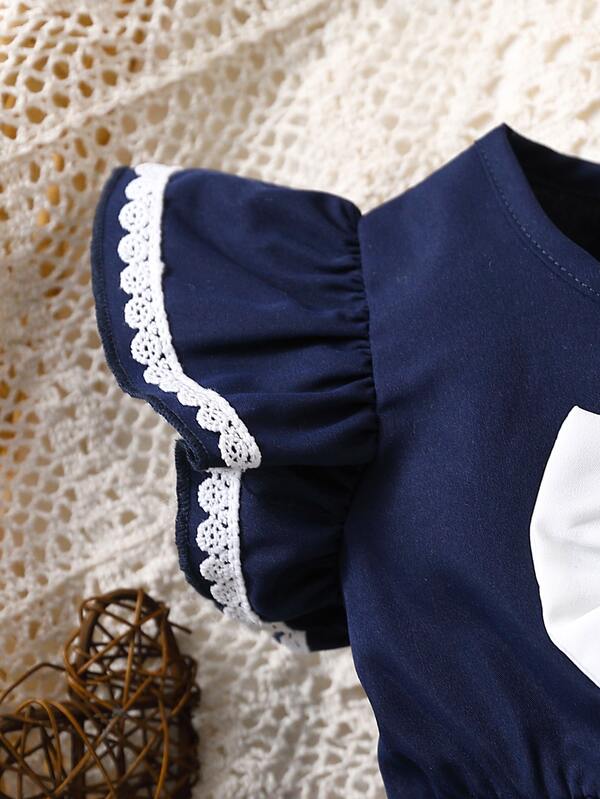 Vestido marinero para bebé niña