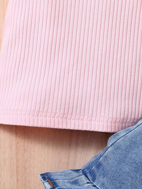 Conjunto de 2 piezas para bebé niña, blusa y vestido