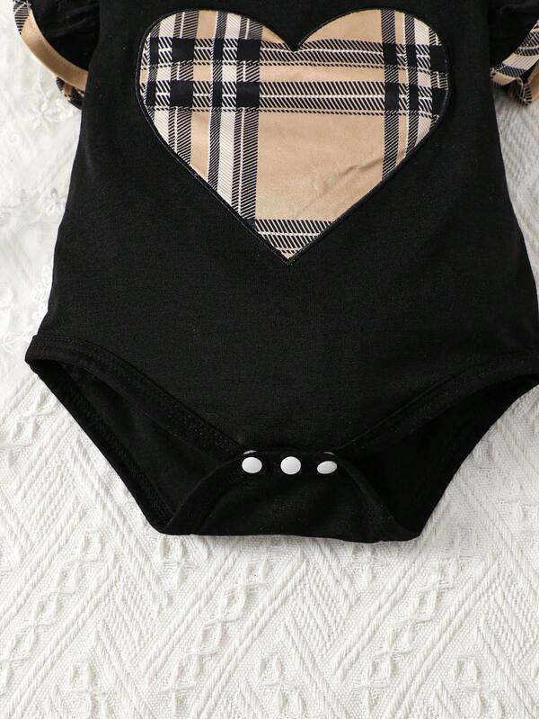 Set de 3 piezas para bebé niña, body, falda y diadema