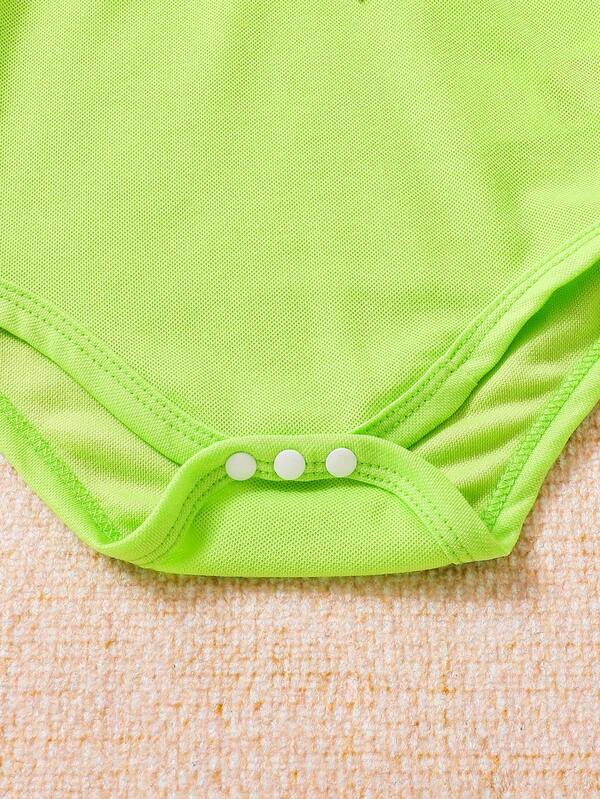 Conjunto de 2 piezas para bebé y niños pequeños, body y shorts