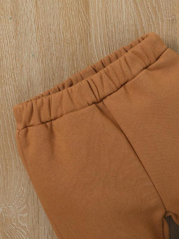 Conjunto de 2 piezas para bebé niños, chaqueta y joggers