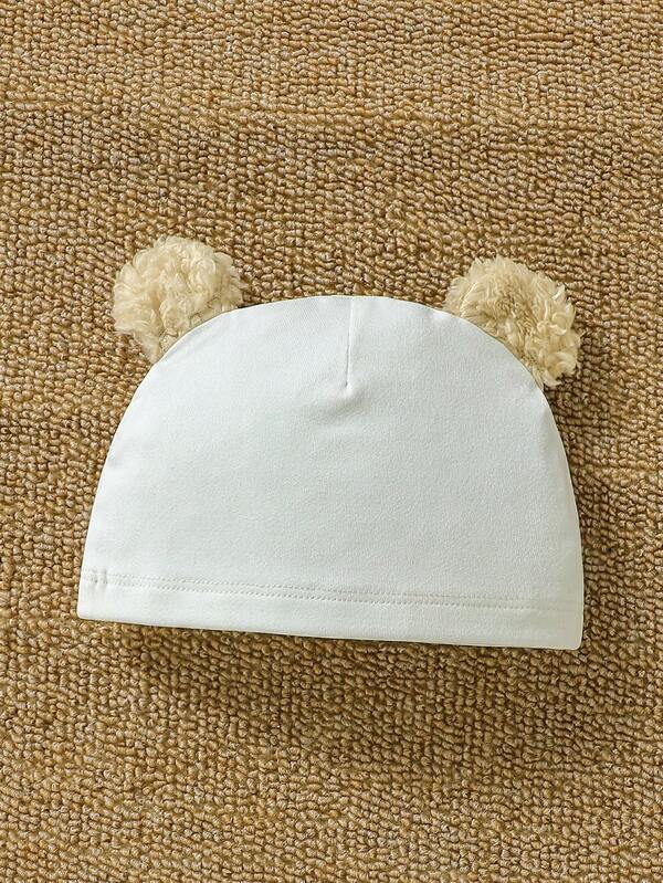 Set de 3 piezas para bebé niña, chaleco, mameluco y gorro