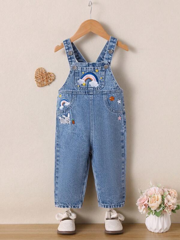Braga denim para bebé y niñas pequeñas