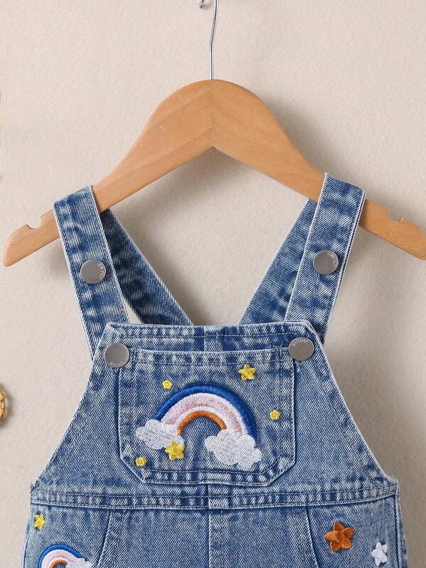 Braga denim para bebé y niñas pequeñas