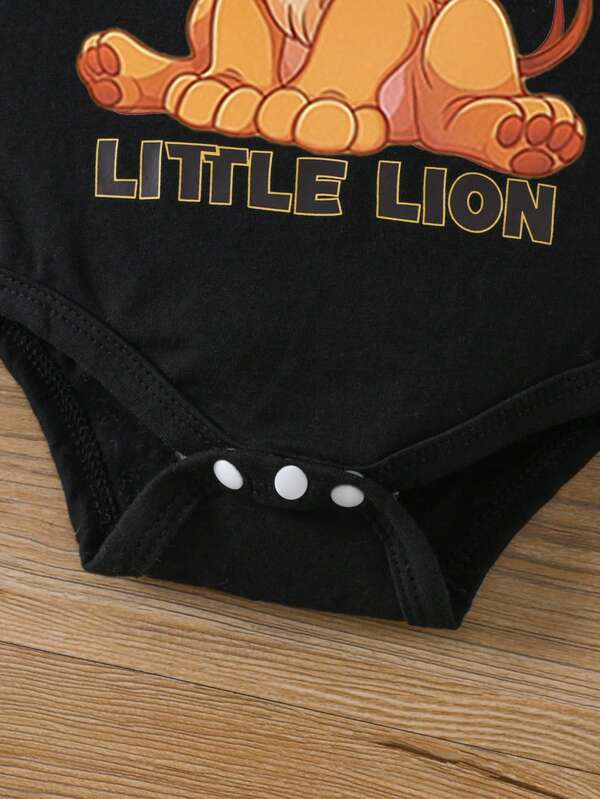 Set de 3 piezas para bebé y niños pequeños, body, mono y gorro