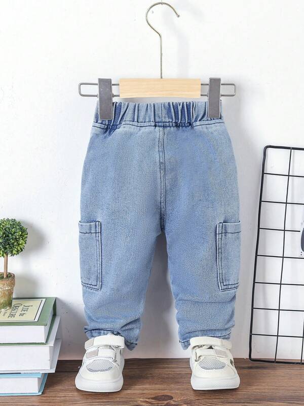 Pantalón de caritas para bebé y niño pequeño