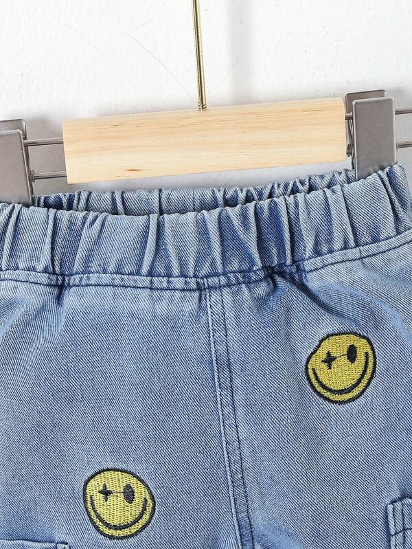 Pantalón de caritas para bebé y niño pequeño