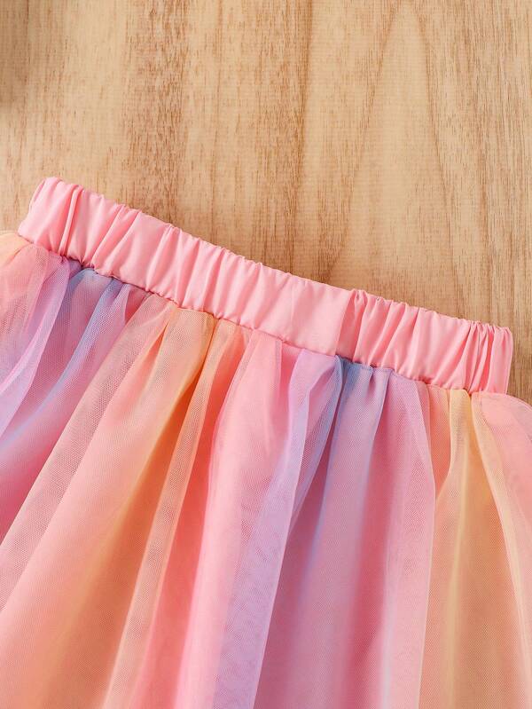 Conjunto de 2 piezas para bebé, body y falda