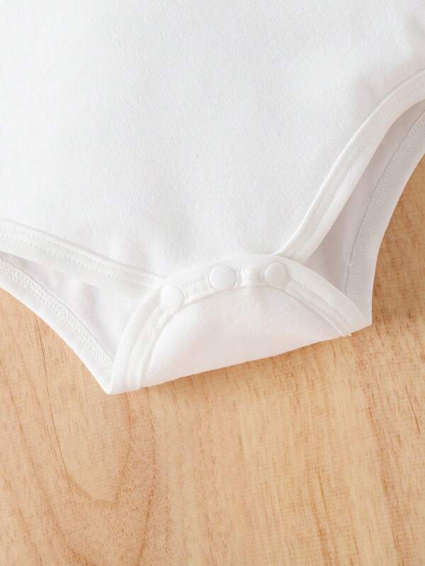 Conjunto de 2 piezas para bebé, body y falda