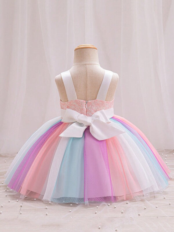 Vestido con tutú para bebé y niñas pequeñas