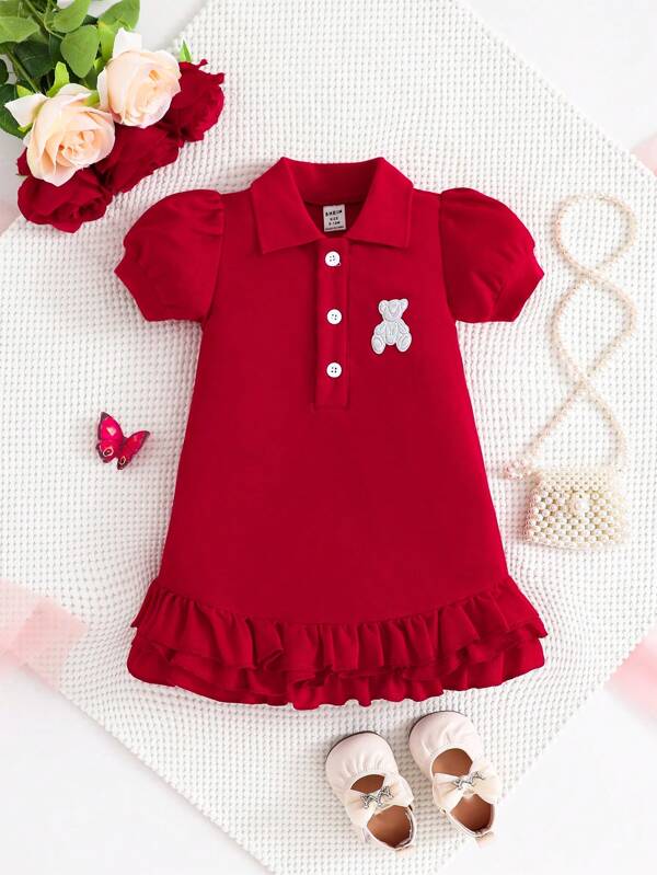 Vestido de bebé y niñas pequeñas