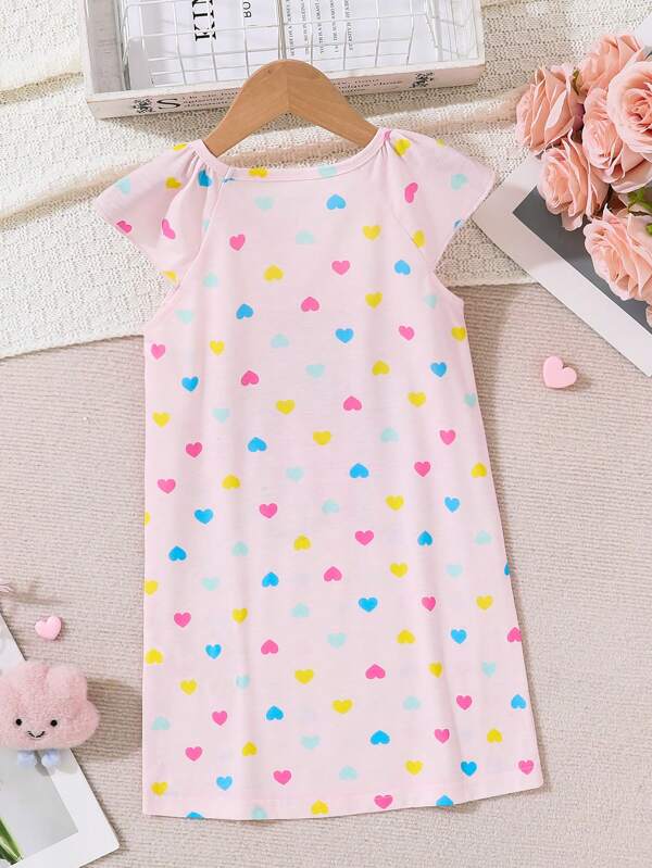 Vestido de pijama con oso para niña pequeñas