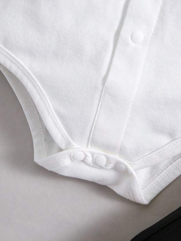 Conjunto de 2 piezas para bebé y niños pequeños, body y overall