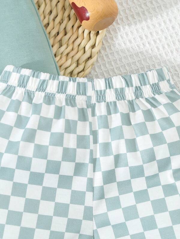 Conjunto de 2 piezas para bebé niño, body y shorts