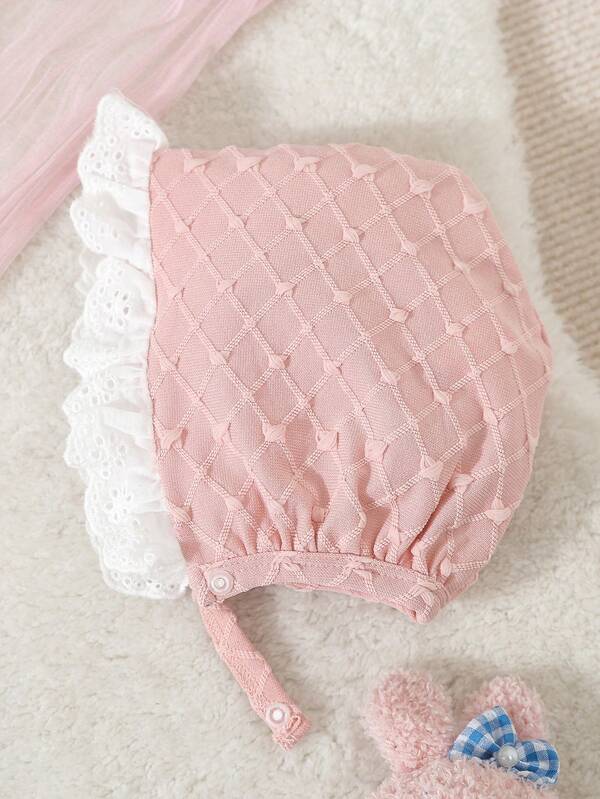 Set de 2 piezas para bebé niña, mameluco y gorro