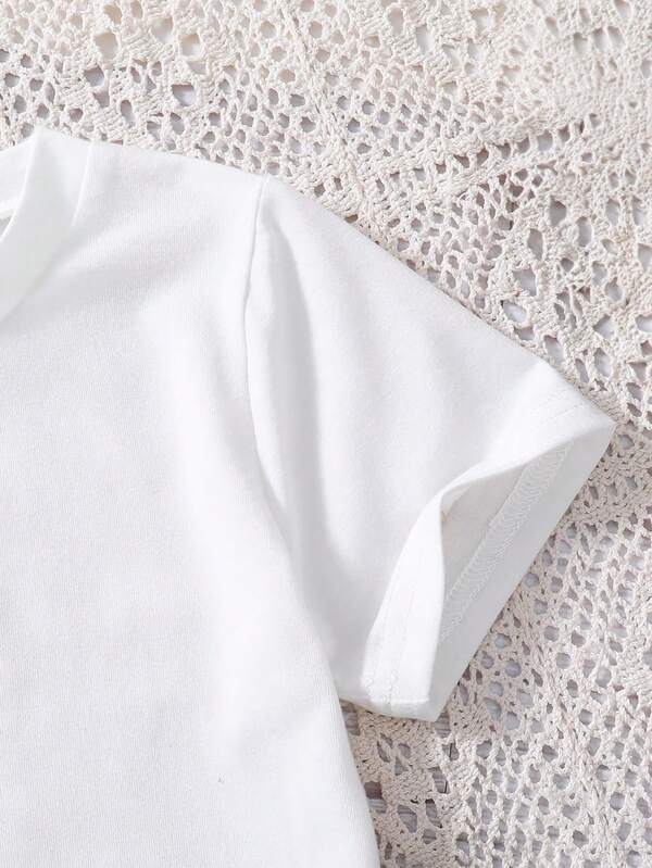 Conjunto de 2 piezas para niñas pequeñas, franela y falda