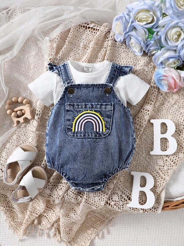 Conjunto de 2 piezas para bebé y niñas pequeñas, braga y franela
