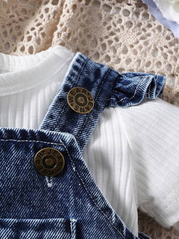 Conjunto de 2 piezas para bebé y niñas pequeñas, braga y franela