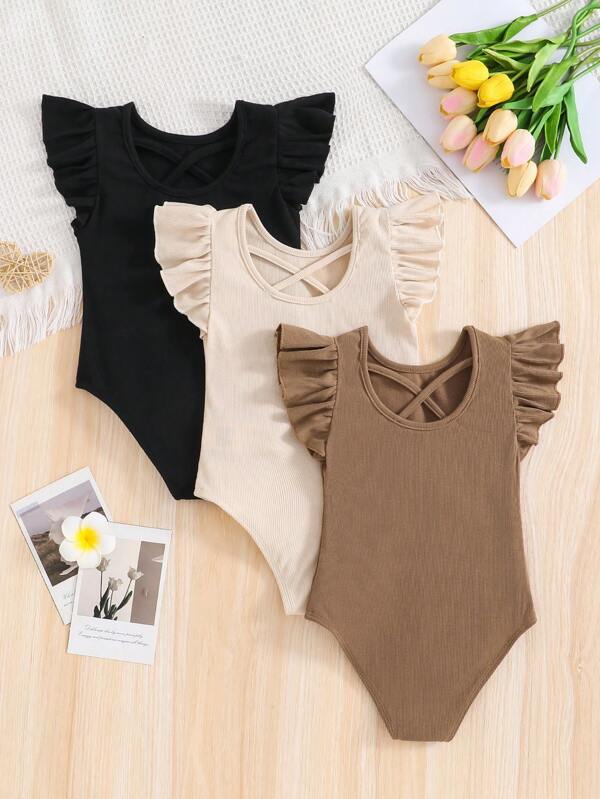 Set de bodys para niñas pequeñas
