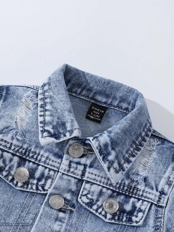 Chaqueta denim para bebé y niño pequeño