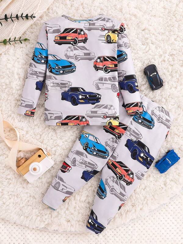 Conjunto de 2 piezas para bebé y niños pequeños, sweater y mono