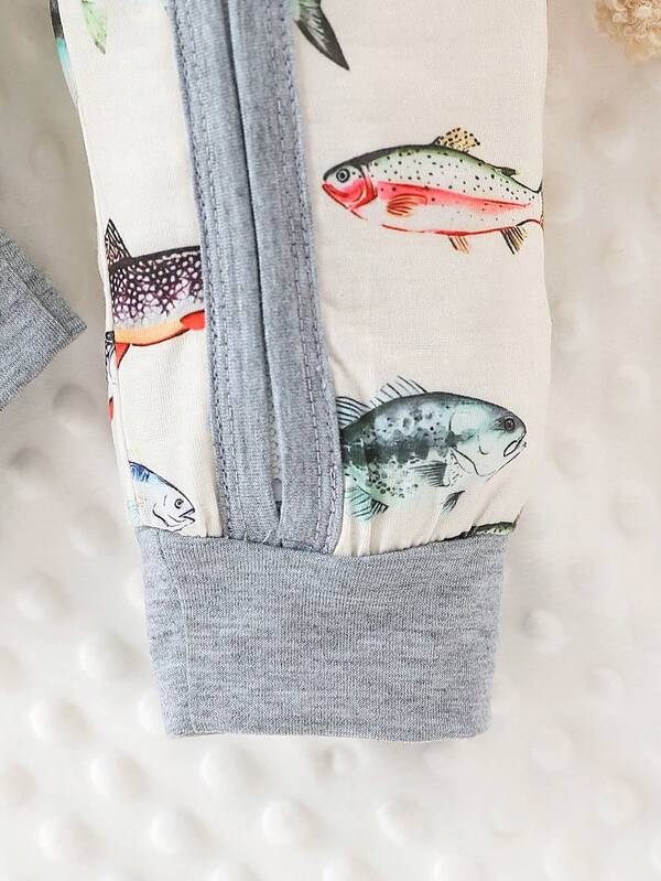 Mameluco de peces para bebé niño