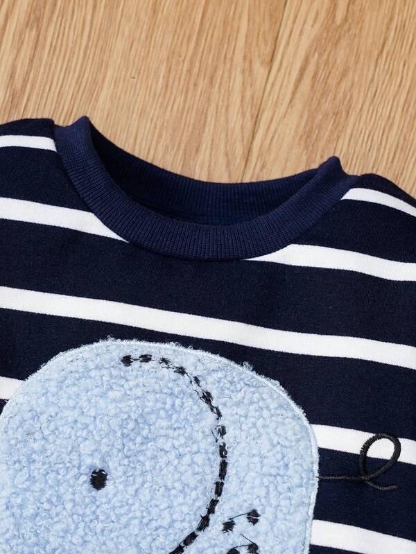Conjunto de 2 piezas para bebé y niños pequeños, sweater y pantalón