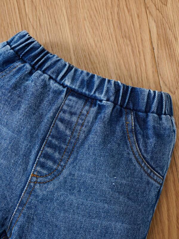 Conjunto de 2 piezas para bebé y niños pequeños, sweater y pantalón