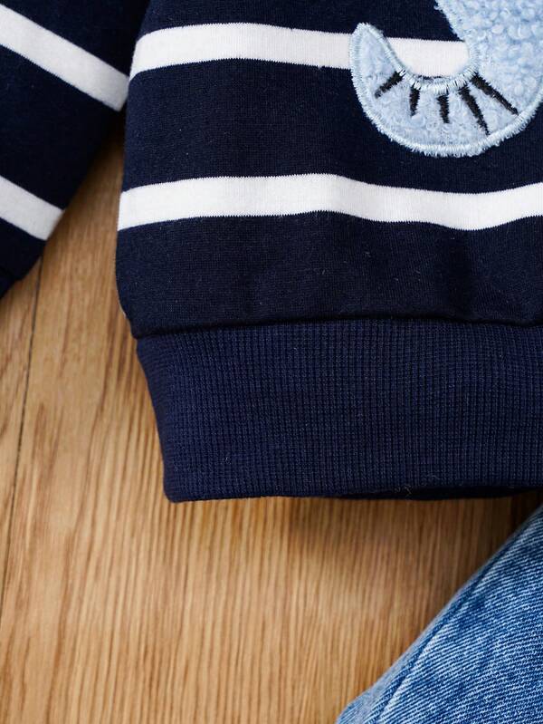 Conjunto de 2 piezas para bebé y niños pequeños, sweater y pantalón
