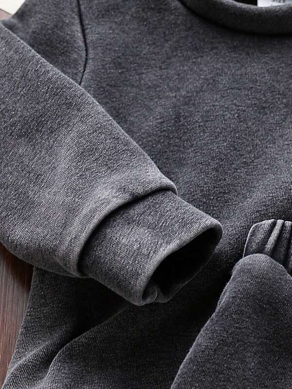 Conjunto de 2 piezas para bebé y niños pequeños, sweater y joggers