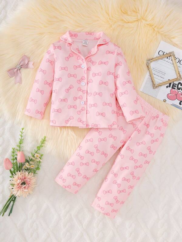 Conjunto de 2 piezas para bebé niña, camisa y mono