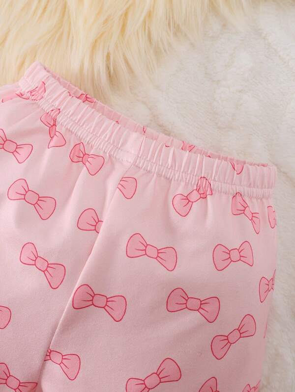 Conjunto de 2 piezas para bebé niña, camisa y mono