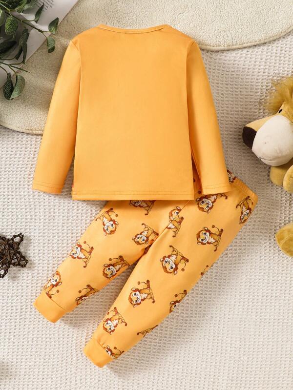 Conjunto de 2 piezas para bebé y niños pequeños, sweater y mono