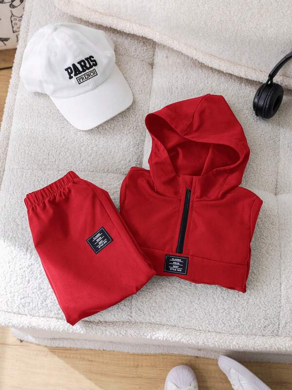 Conjunto de 2 piezas para bebé y niños pequeños, sudadera y joggers