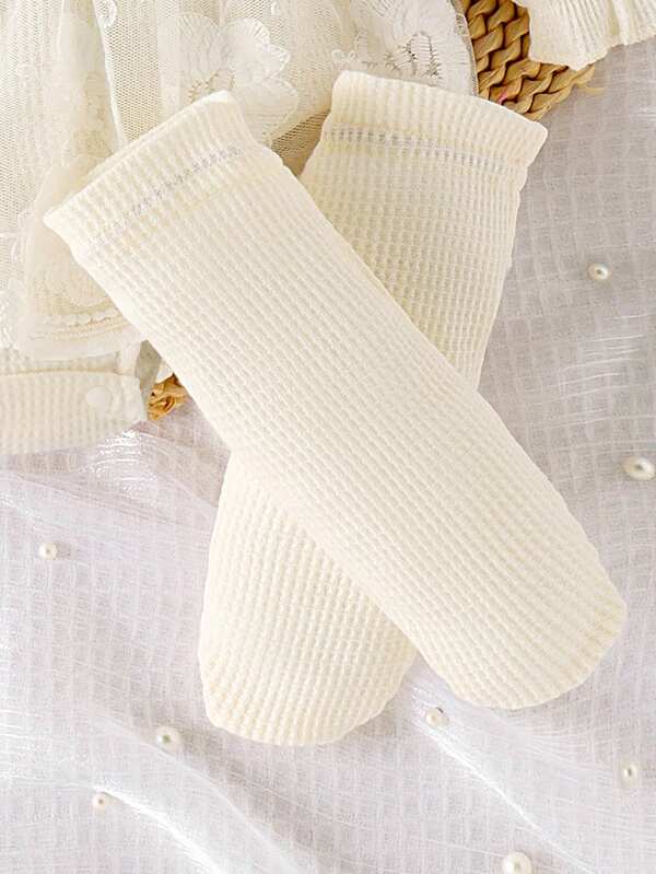 Set de 3 piezas para bebé, vestido-body, calcetines y diadema
