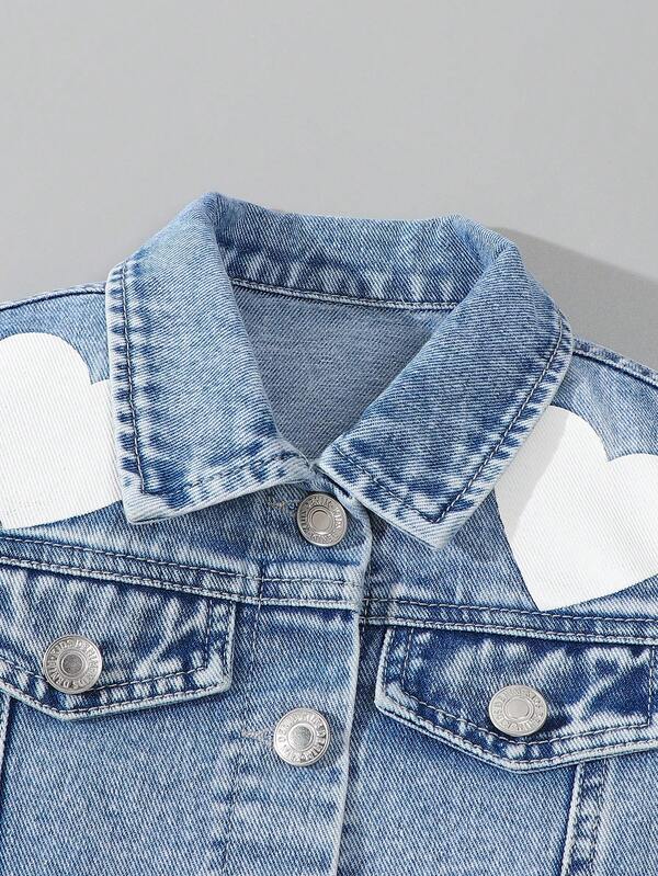 Conjunto de 2 piezas para niñas pequeñas, chaqueta y falda