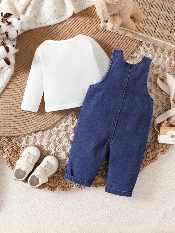 Conjunto de 2 piezas para bebé y niños pequeños, sweater y braga