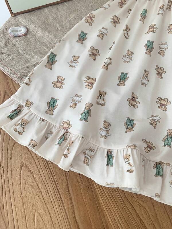 Vestido de osos para bebé niña