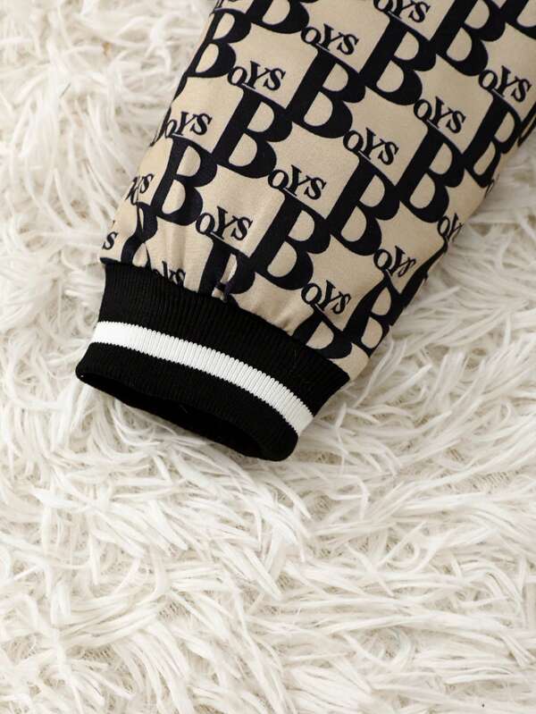Conjunto de 2 piezas para bebé y niños pequeños, chaqueta y joggers