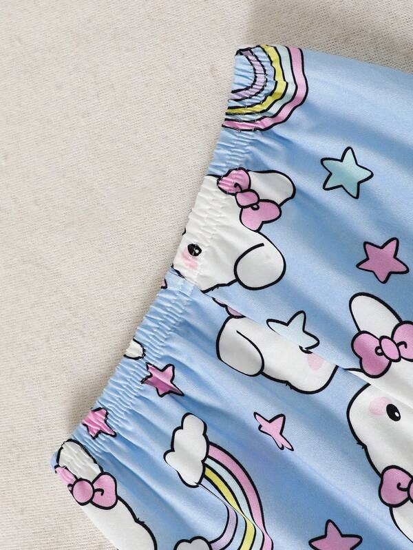 Conjunto de 2 piezas para niñas pequeñas, franela y mono