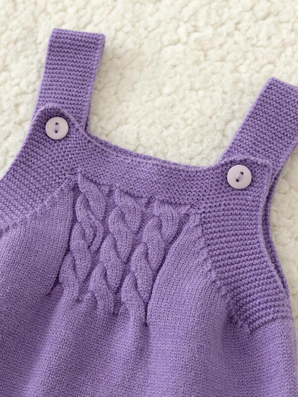 Conjunto de 2 piezas para bebé niña, mono y cardigán
