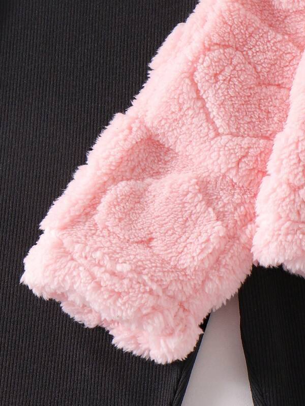 Conjunto de 2 piezas para bebé y niños pequeños, enterizo y chaqueta