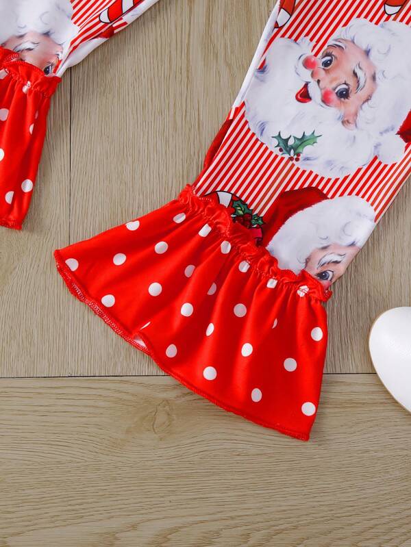 Pijama navideña para niña, 2 piezas