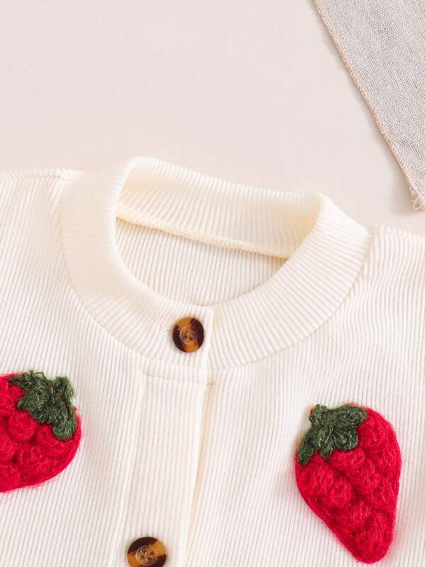 Conjunto de 2 piezas para niñas pequeñas, sweater y falda